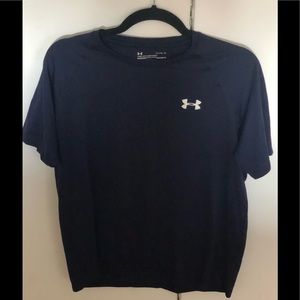 Under Armour blue heat gear tee